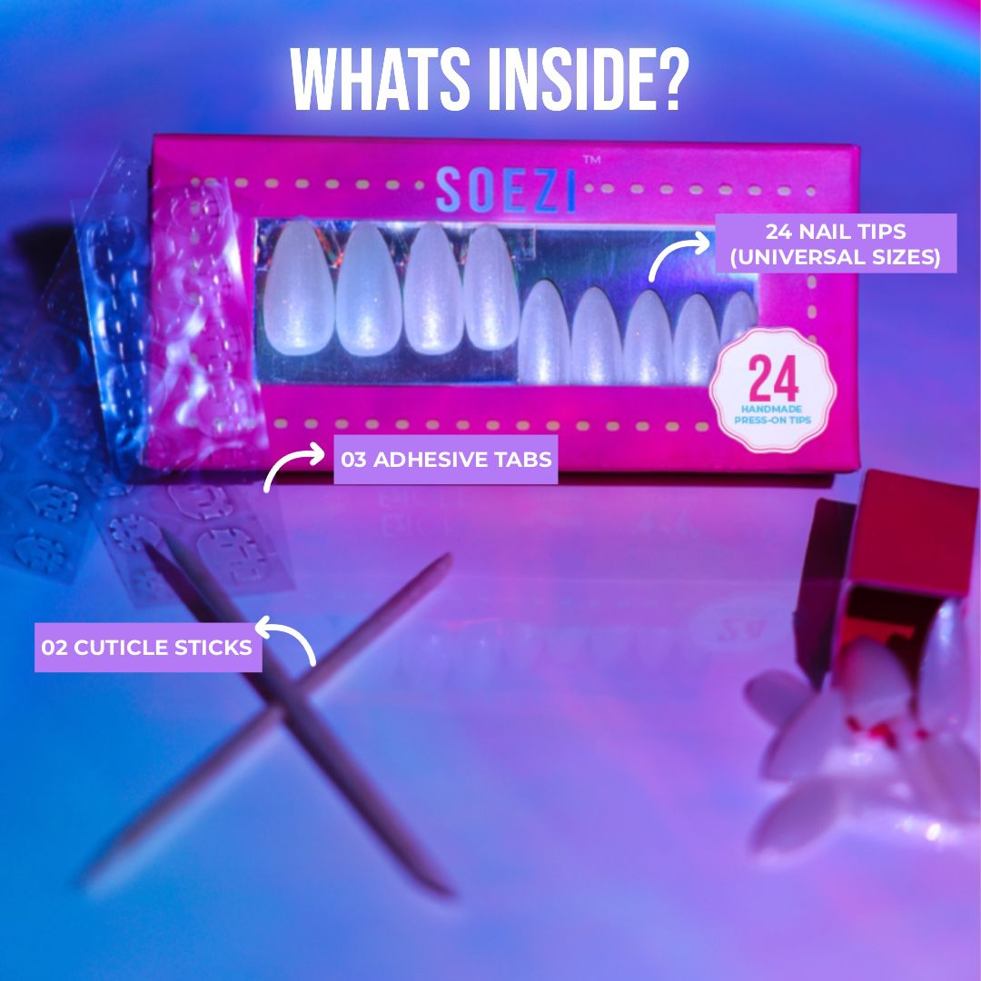 Patakha press on nails soezi vibrant explosion